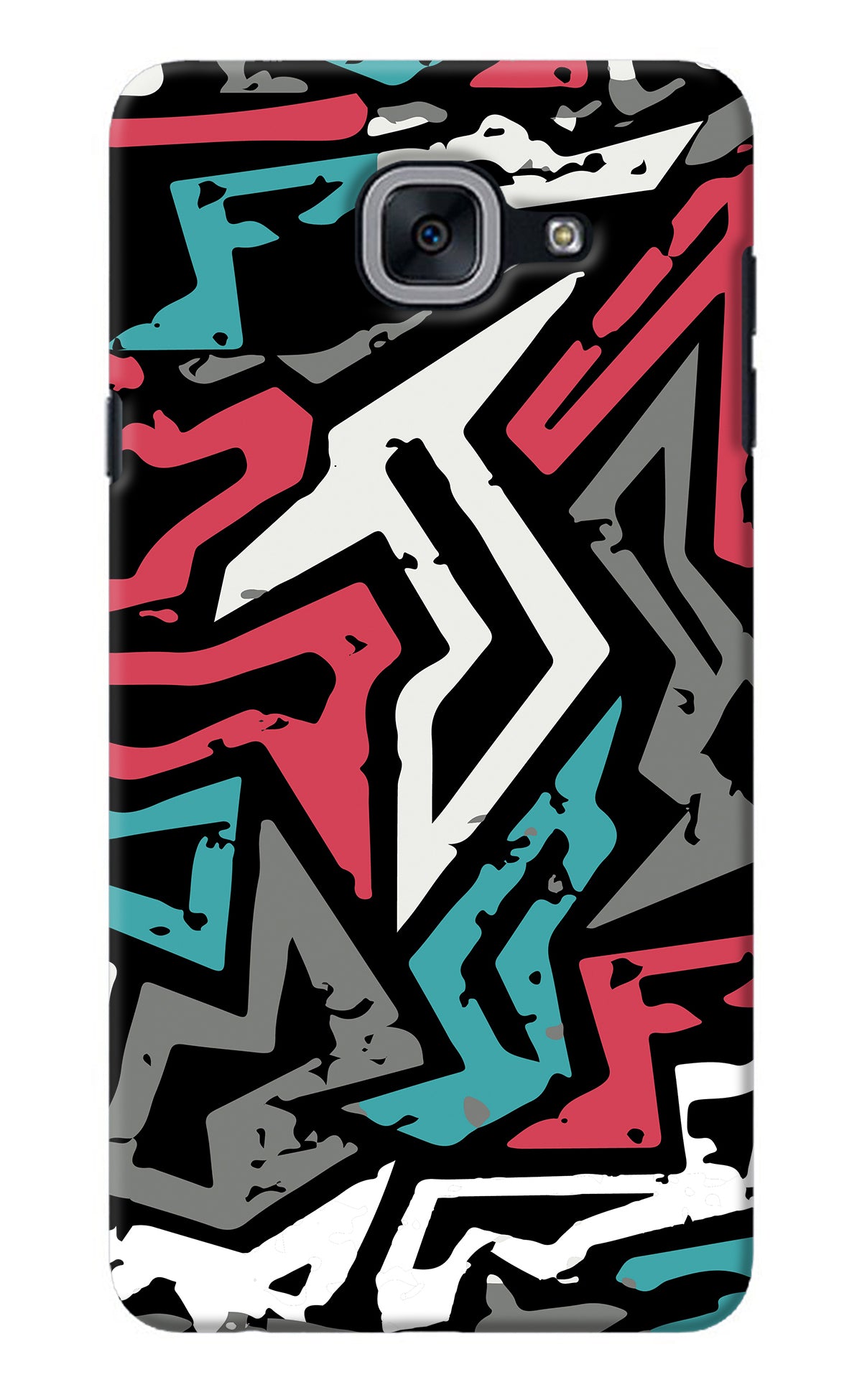 Geometric Graffiti Samsung J7 Max Back Cover