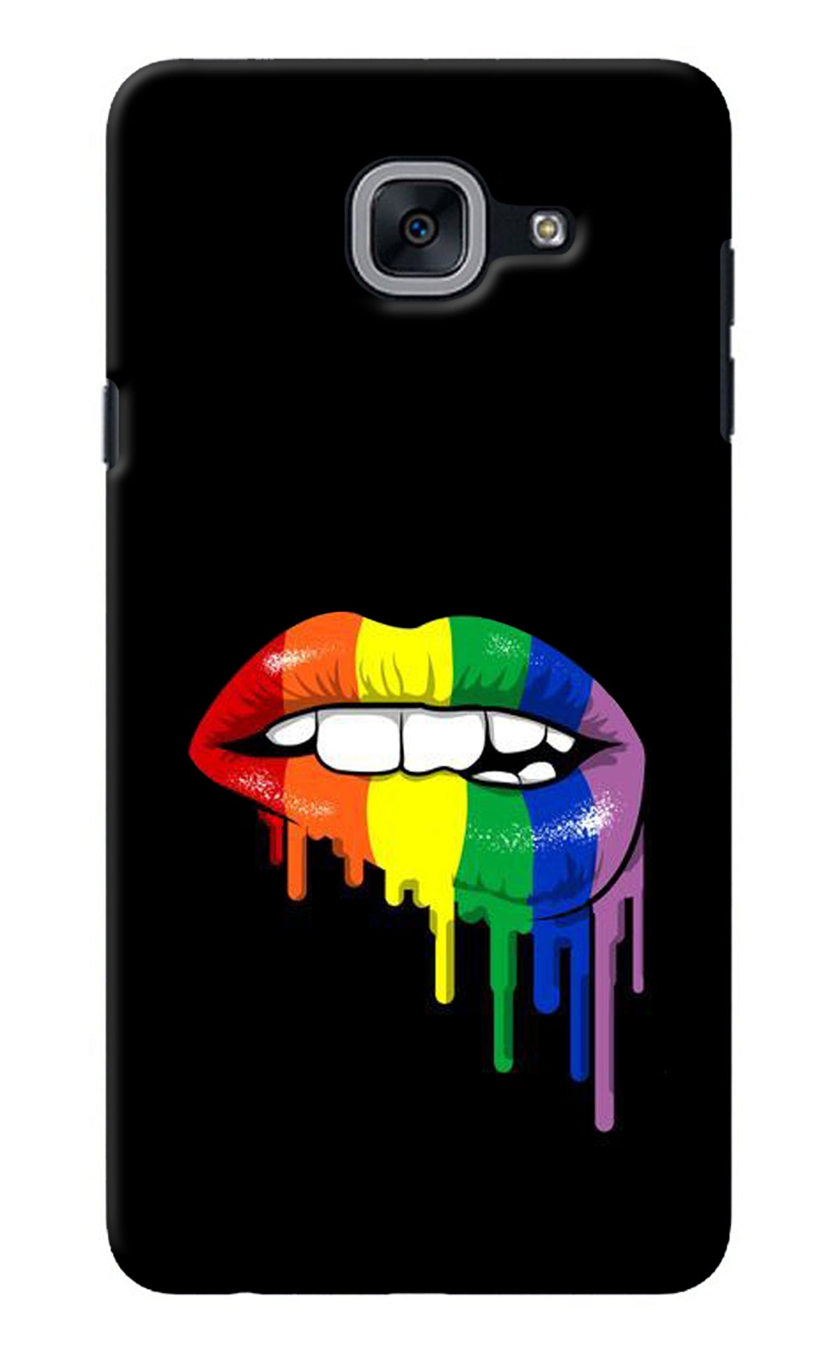 Lips Biting Samsung J7 Max Back Cover