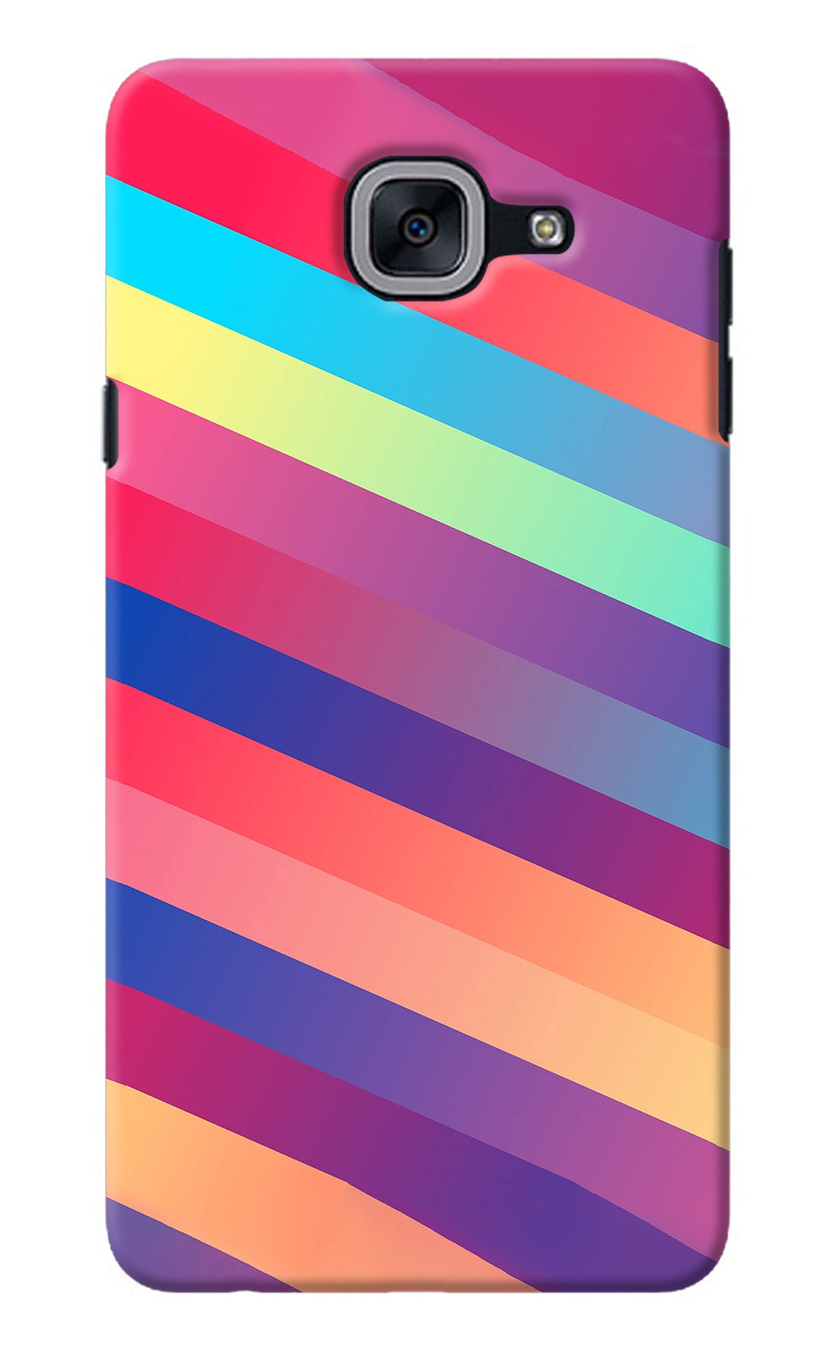 Stripes color Samsung J7 Max Back Cover