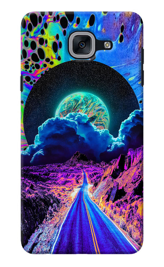 Psychedelic Painting Samsung J7 Max Back Cover