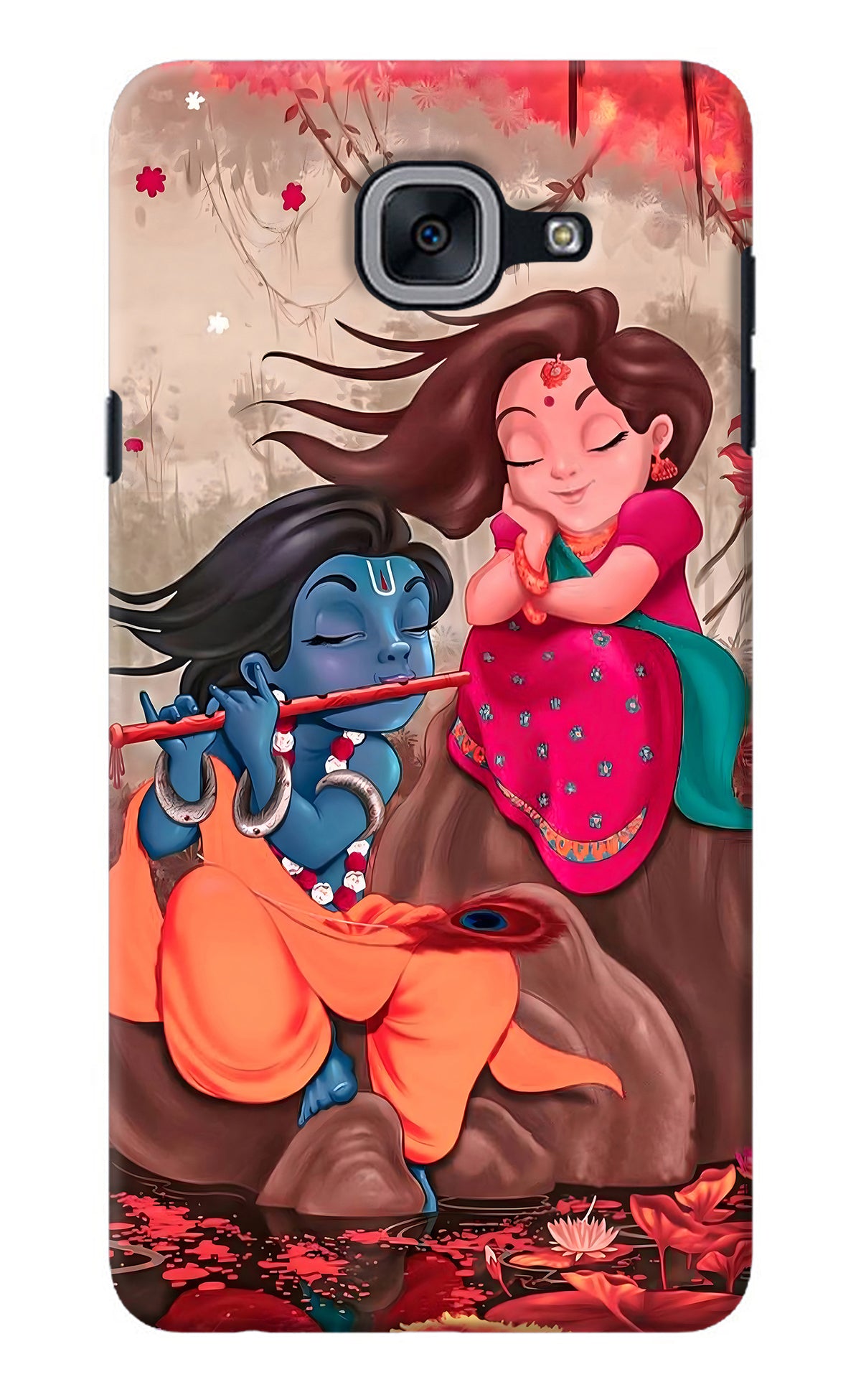 Radhe Krishna Samsung J7 Max Back Cover