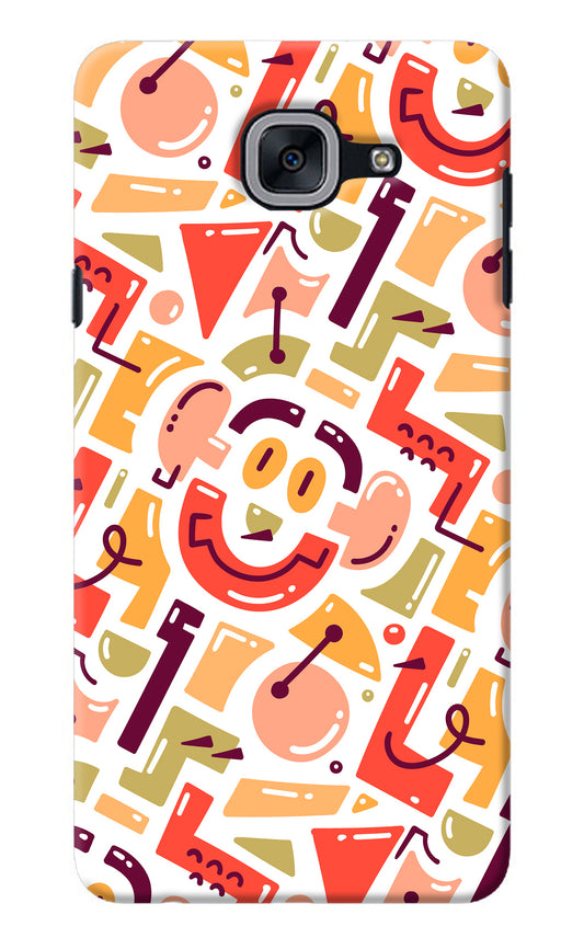 Doodle Pattern Samsung J7 Max Back Cover