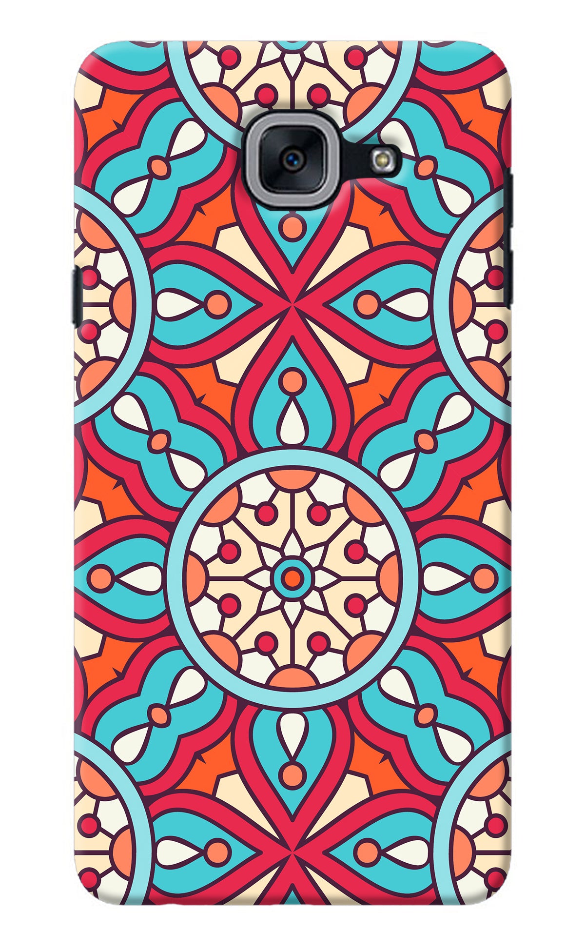 Mandala Geometric Samsung J7 Max Back Cover