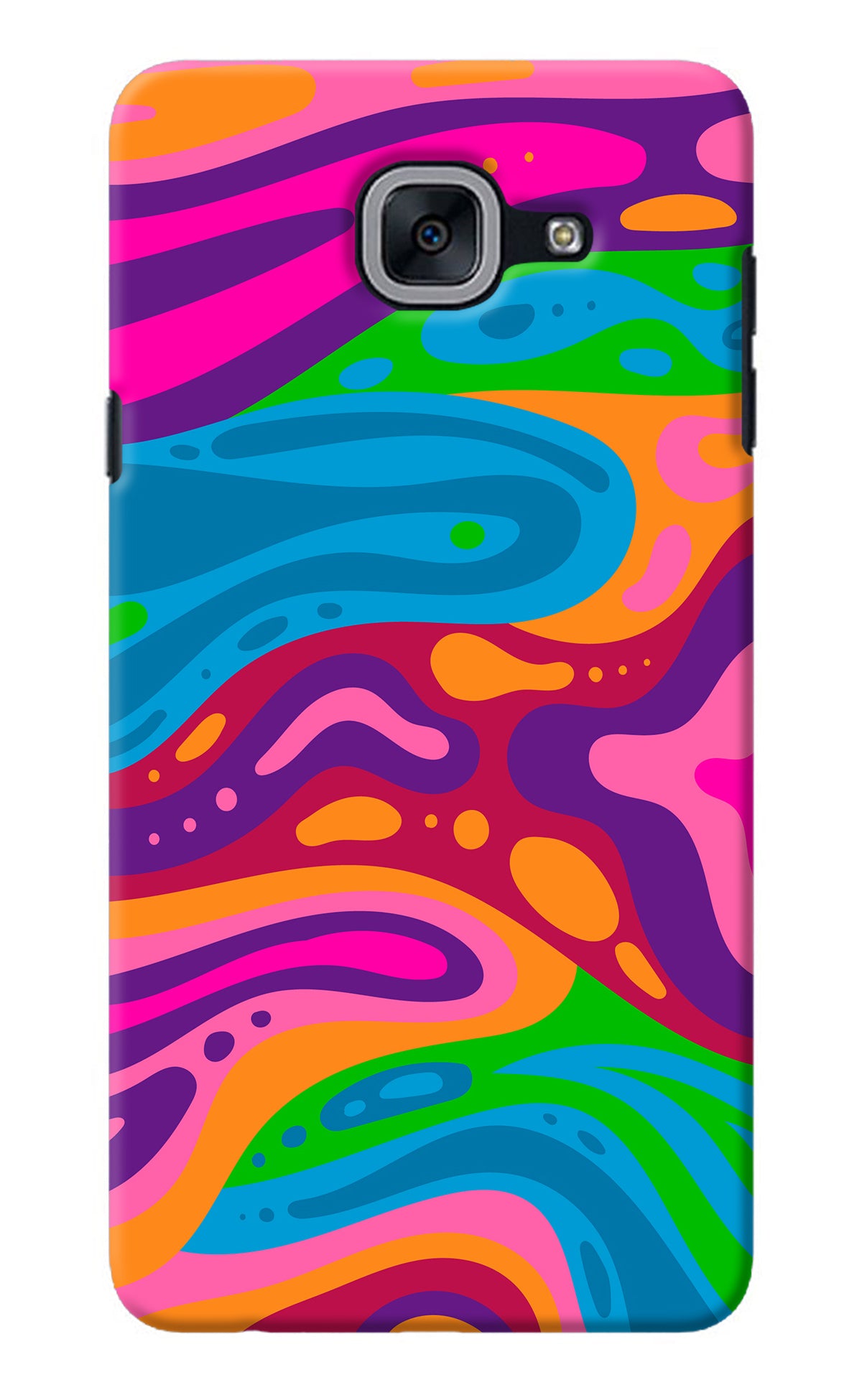 Trippy Pattern Samsung J7 Max Back Cover