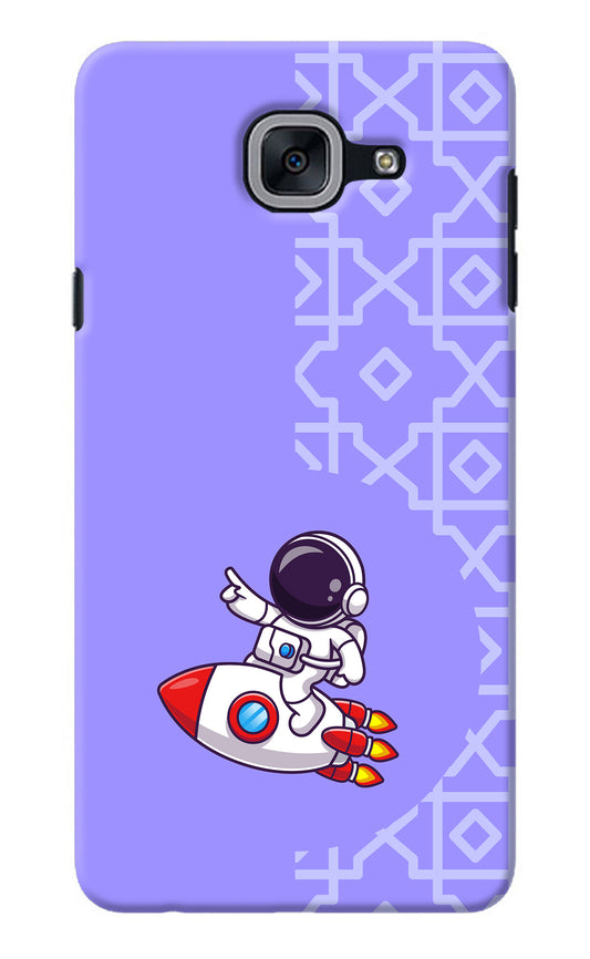 Cute Astronaut Samsung J7 Max Back Cover