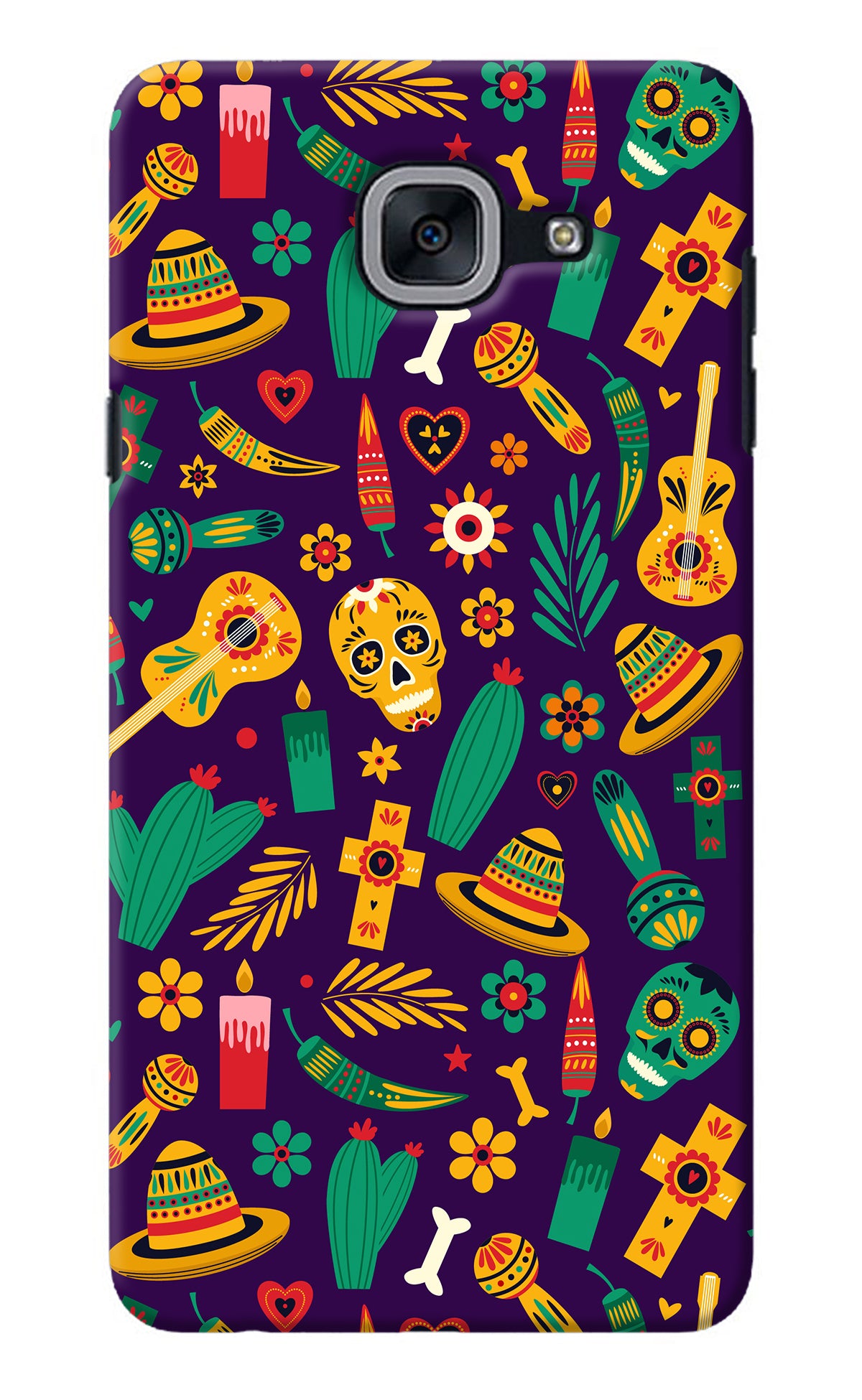 Mexican Artwork Samsung J7 Max Back Cover