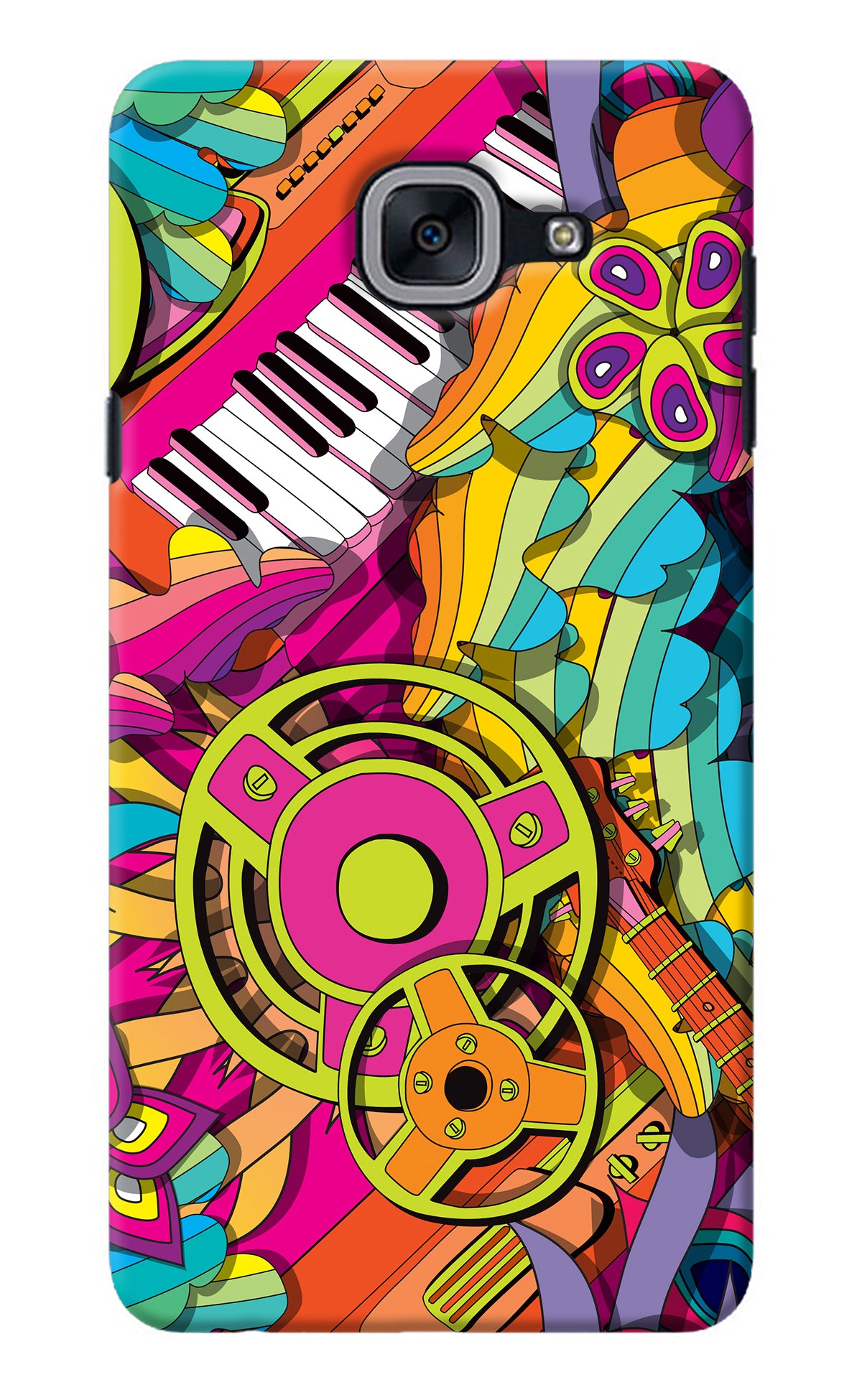 Music Doodle Samsung J7 Max Back Cover