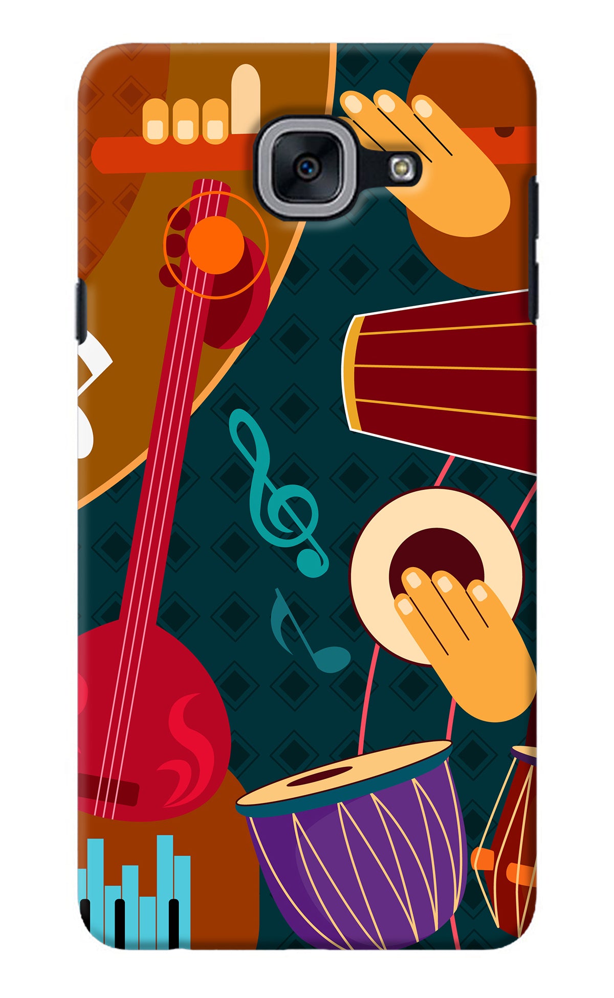 Music Instrument Samsung J7 Max Back Cover