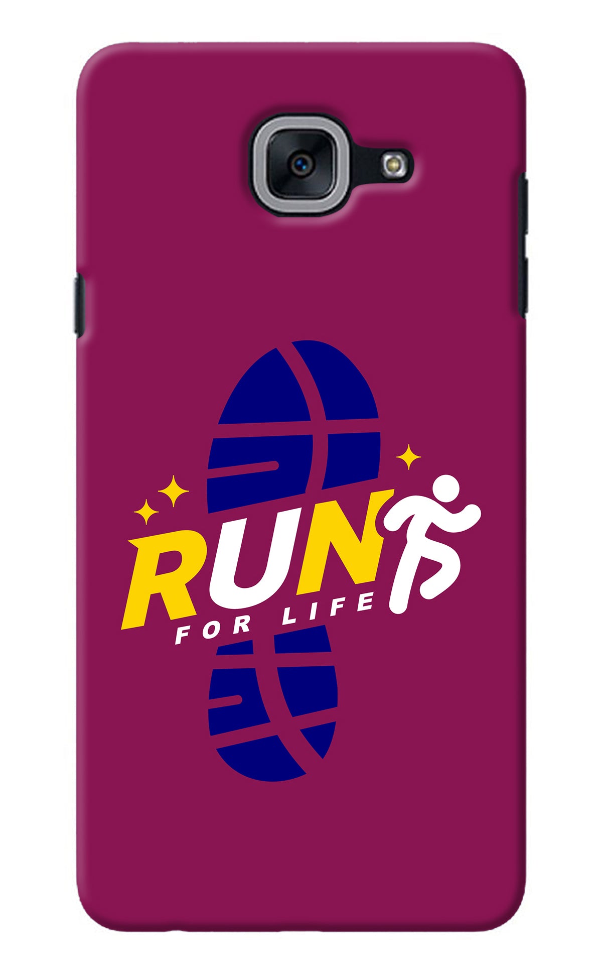 Run for Life Samsung J7 Max Back Cover
