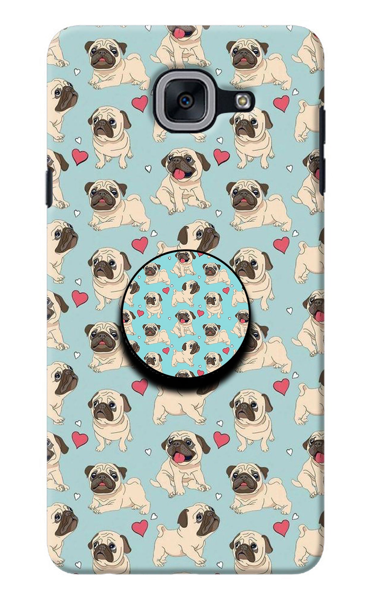 Pug Dog Samsung J7 Max Pop Case