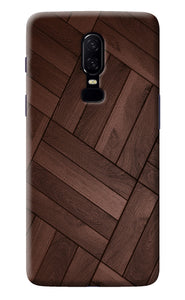 Wooden Texture Design Oneplus 6 Back Cover