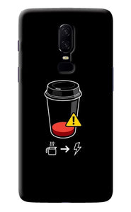 Coffee Oneplus 6 Back Cover