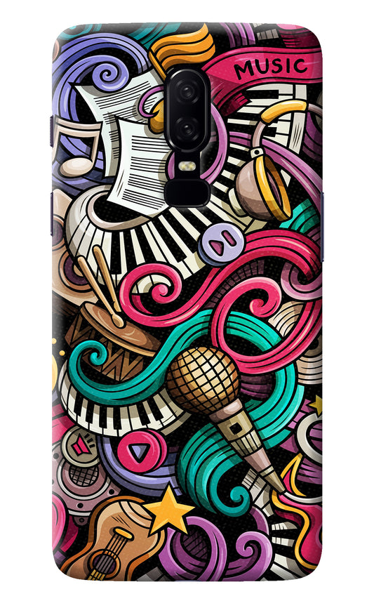 Music Abstract Oneplus 6 Back Cover