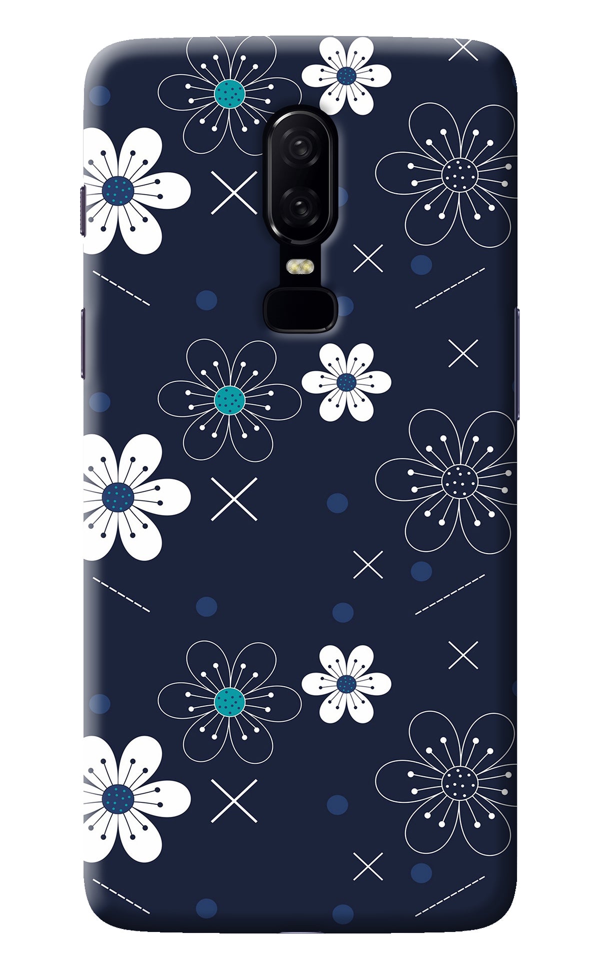 Flowers Oneplus 6 Back Cover