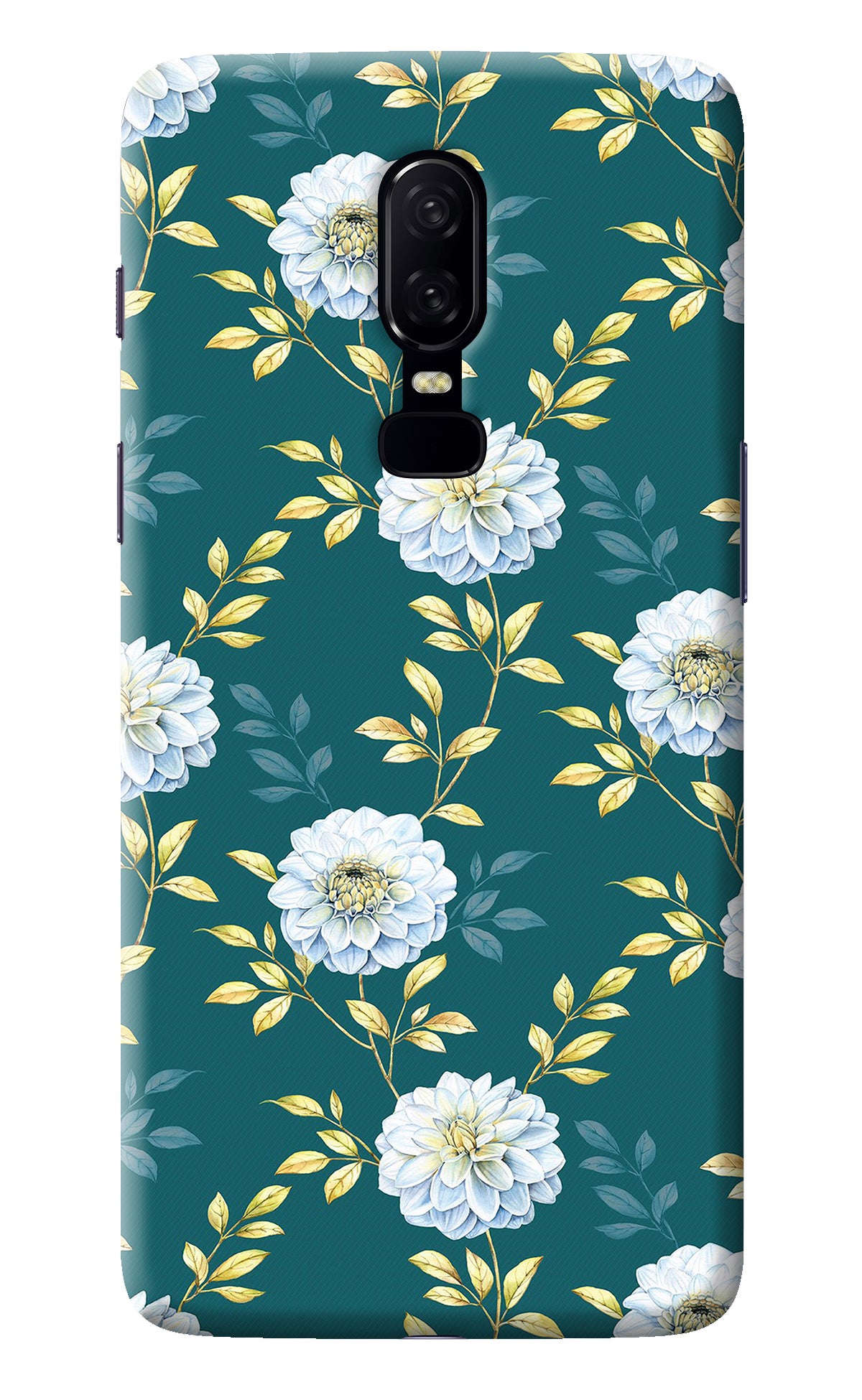 Flowers Oneplus 6 Back Cover