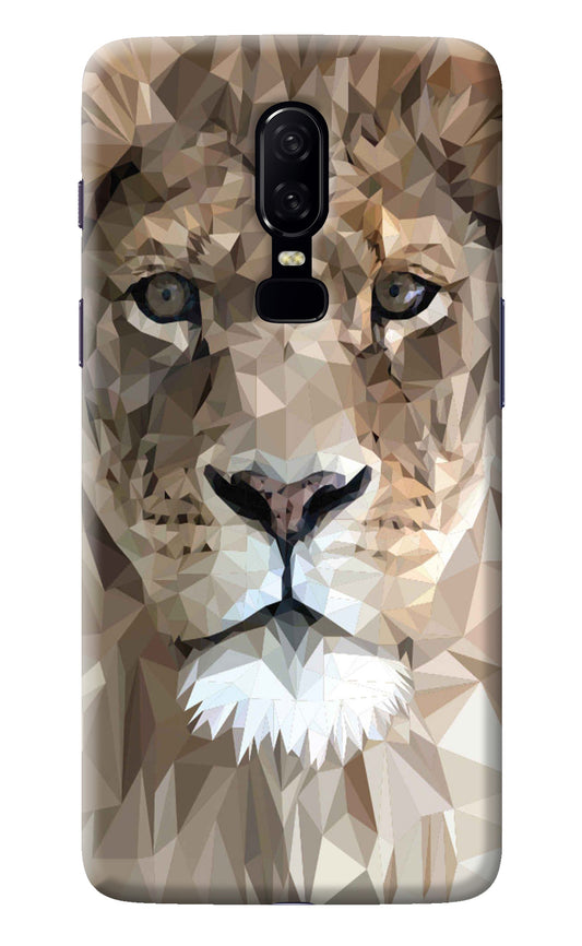 Lion Art Oneplus 6 Back Cover