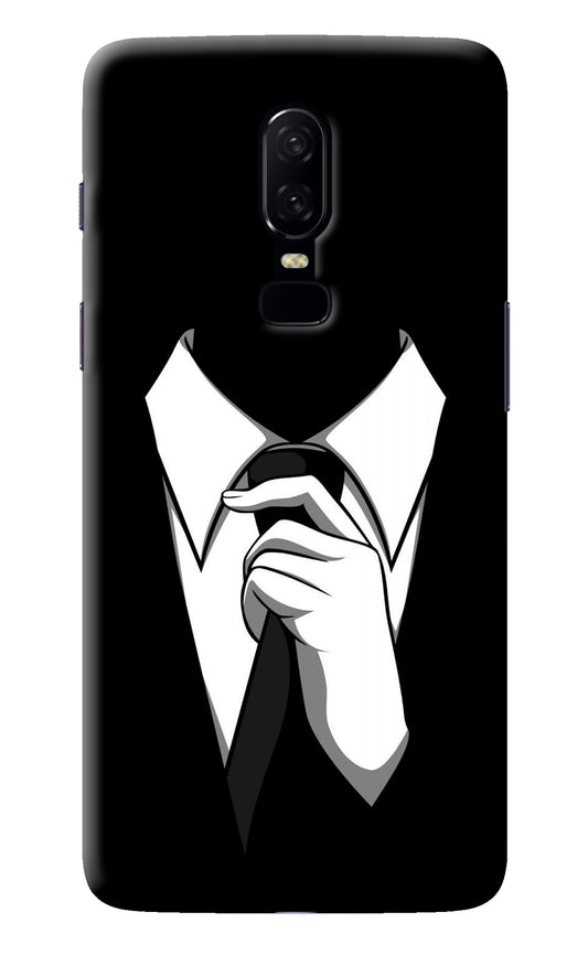 Black Tie Oneplus 6 Back Cover