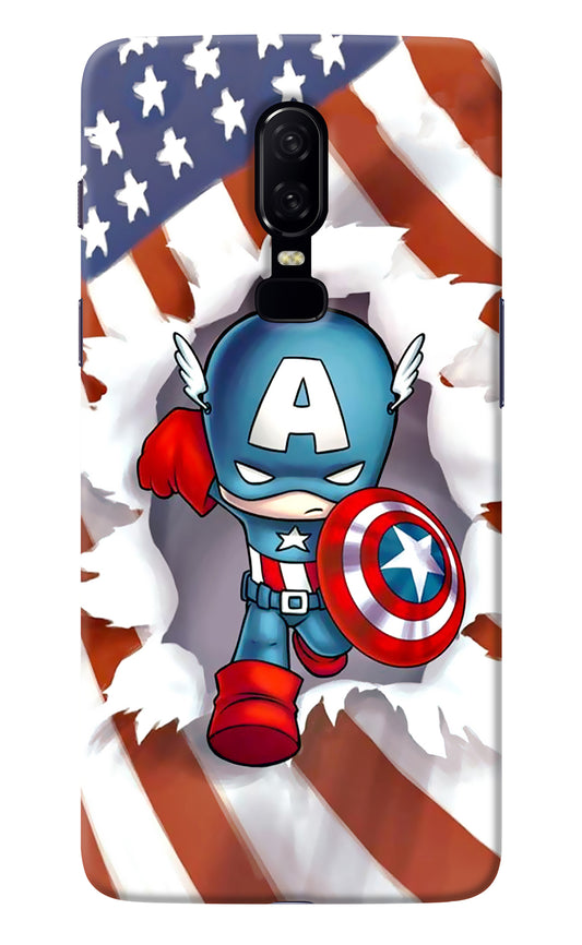 Captain America Oneplus 6 Back Cover