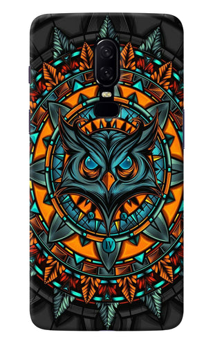 Angry Owl Art Oneplus 6 Back Cover