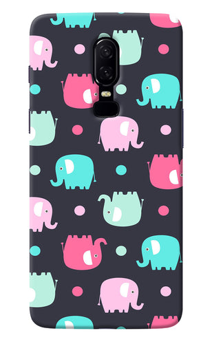 Elephants Oneplus 6 Back Cover