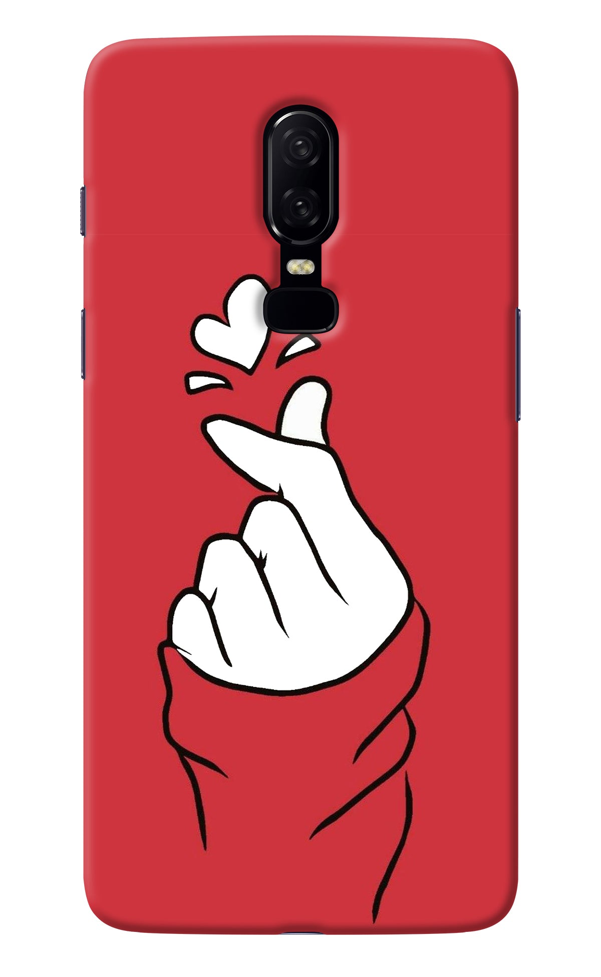 Korean Love Sign Oneplus 6 Back Cover