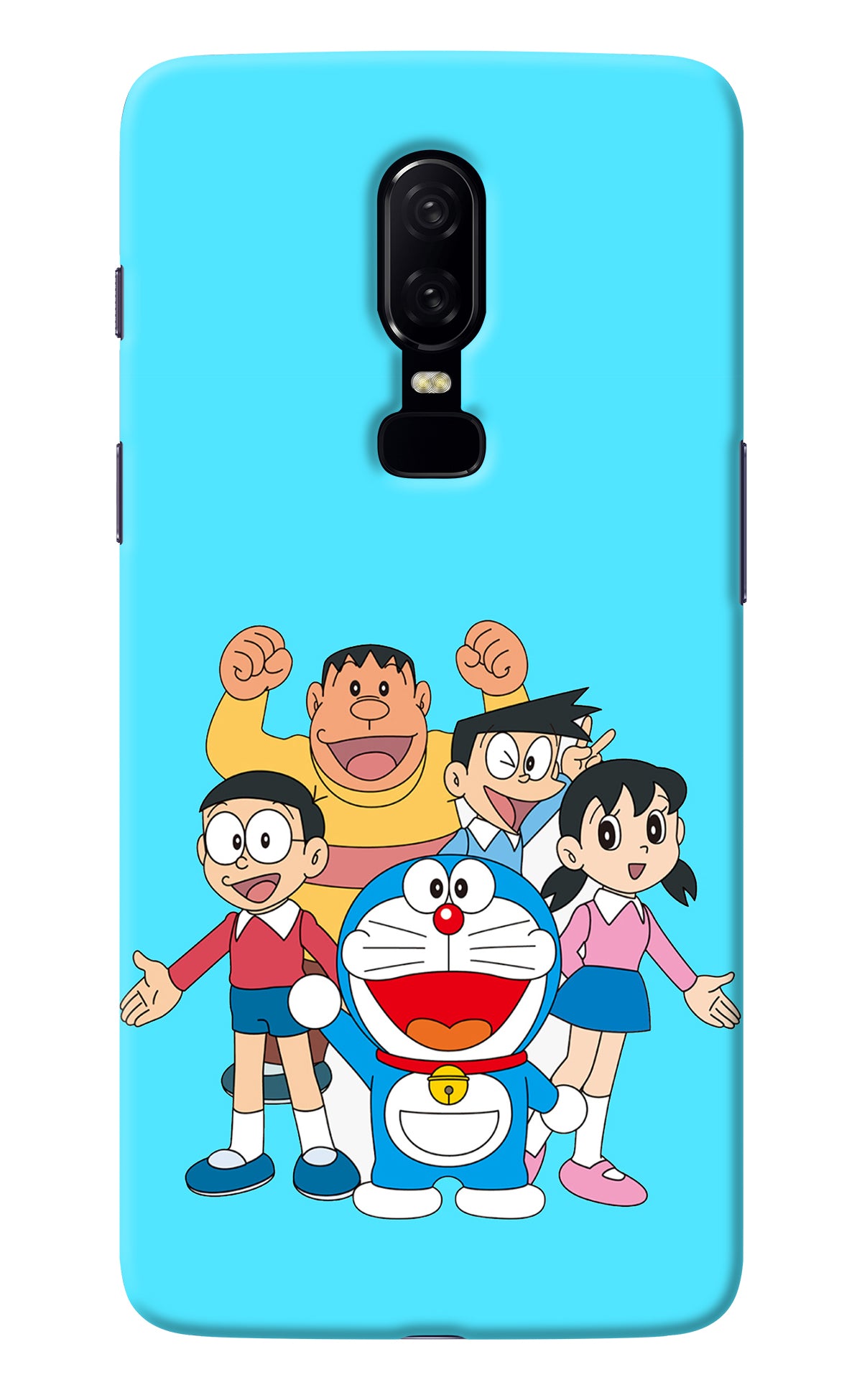Doraemon Gang Oneplus 6 Back Cover