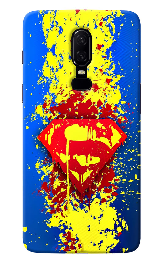 Superman logo Oneplus 6 Back Cover