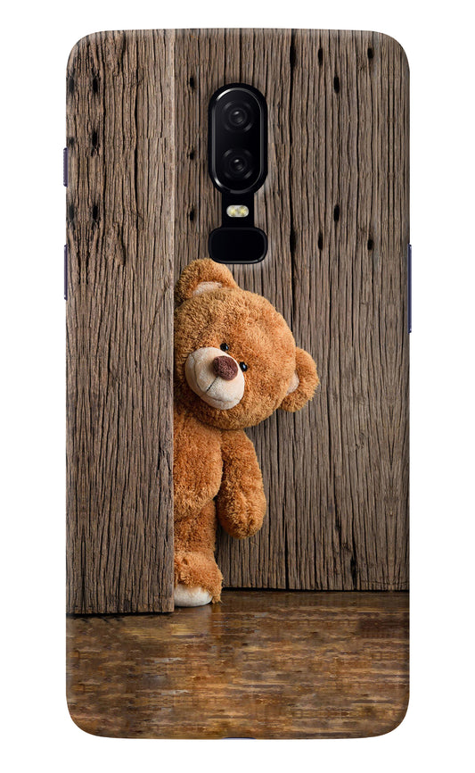 Teddy Wooden Oneplus 6 Back Cover