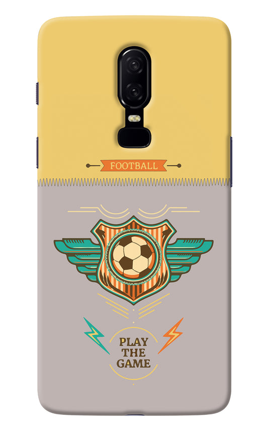Football Oneplus 6 Back Cover