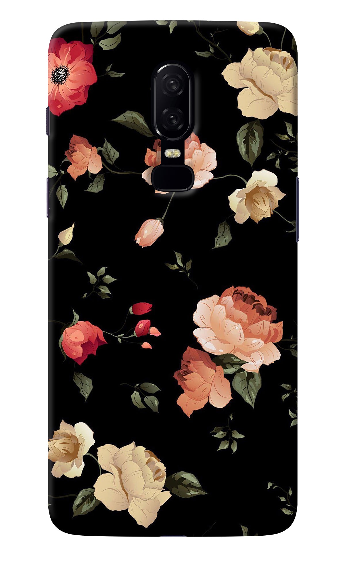 Flowers Oneplus 6 Back Cover