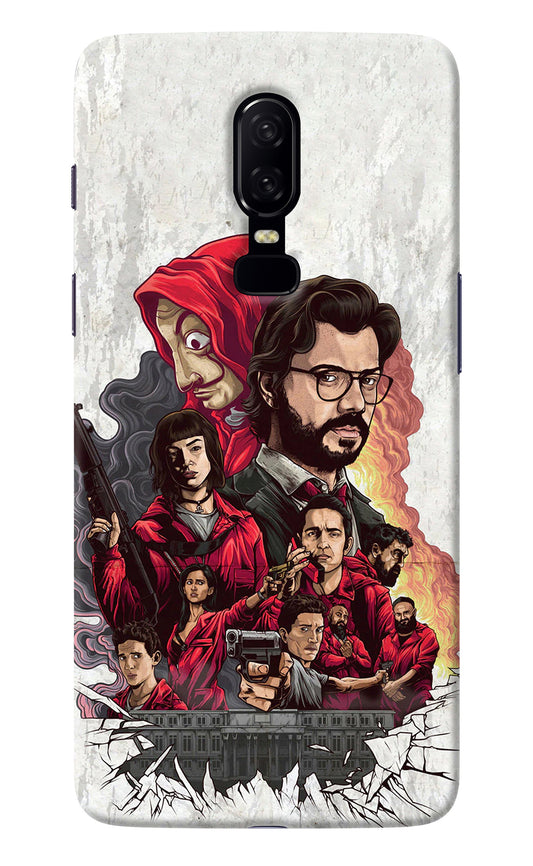 Money Heist Artwork Oneplus 6 Back Cover