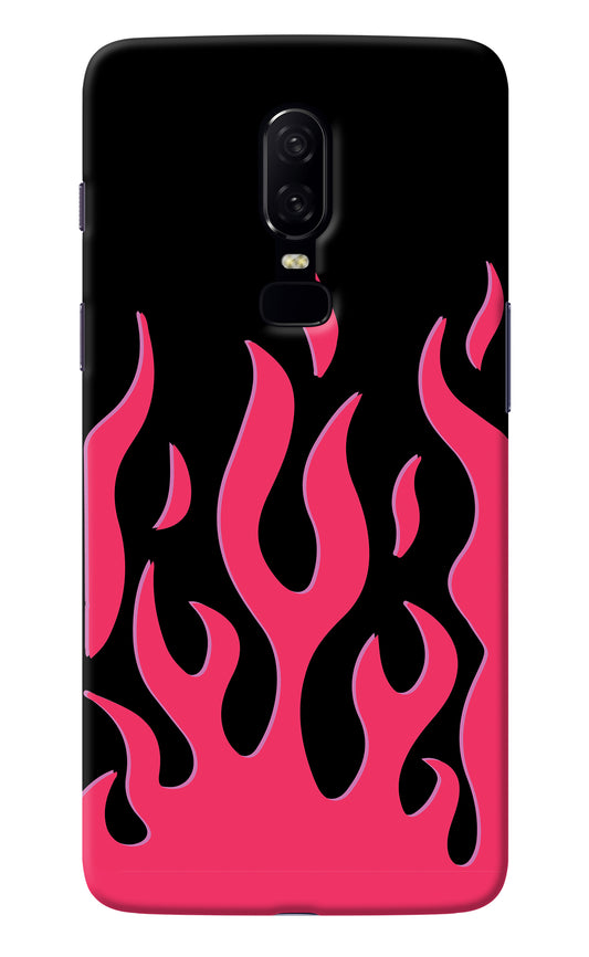 Fire Flames Oneplus 6 Back Cover