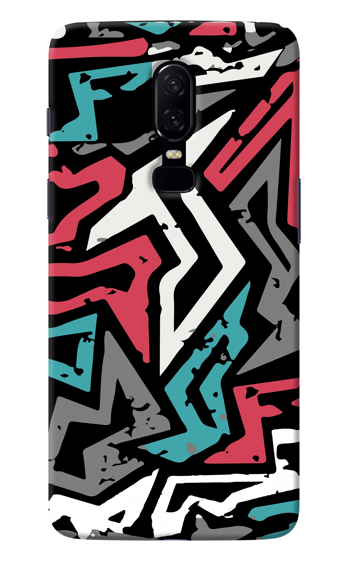 Geometric Graffiti Oneplus 6 Back Cover