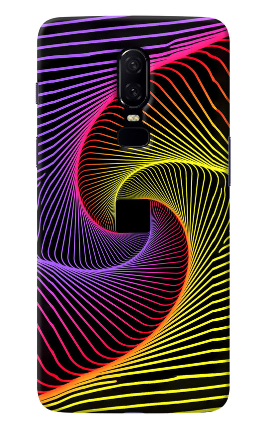 Colorful Strings Oneplus 6 Back Cover