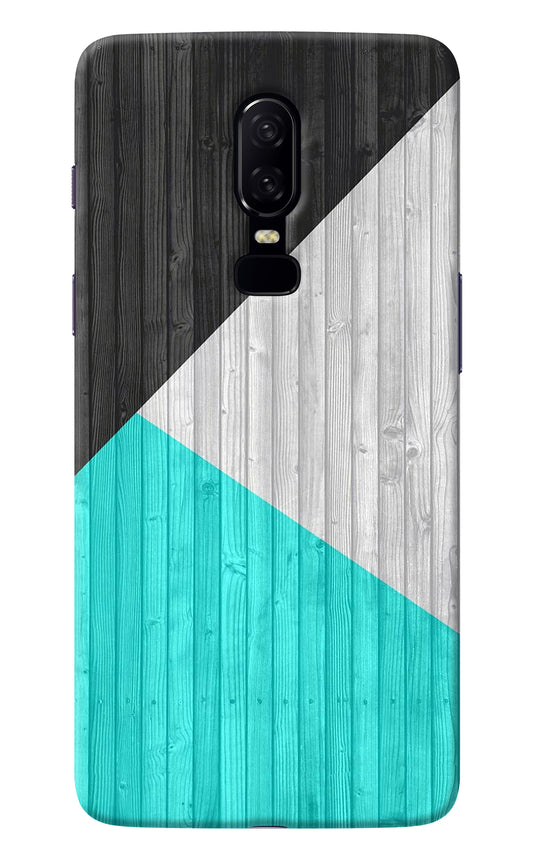 Wooden Abstract Oneplus 6 Back Cover