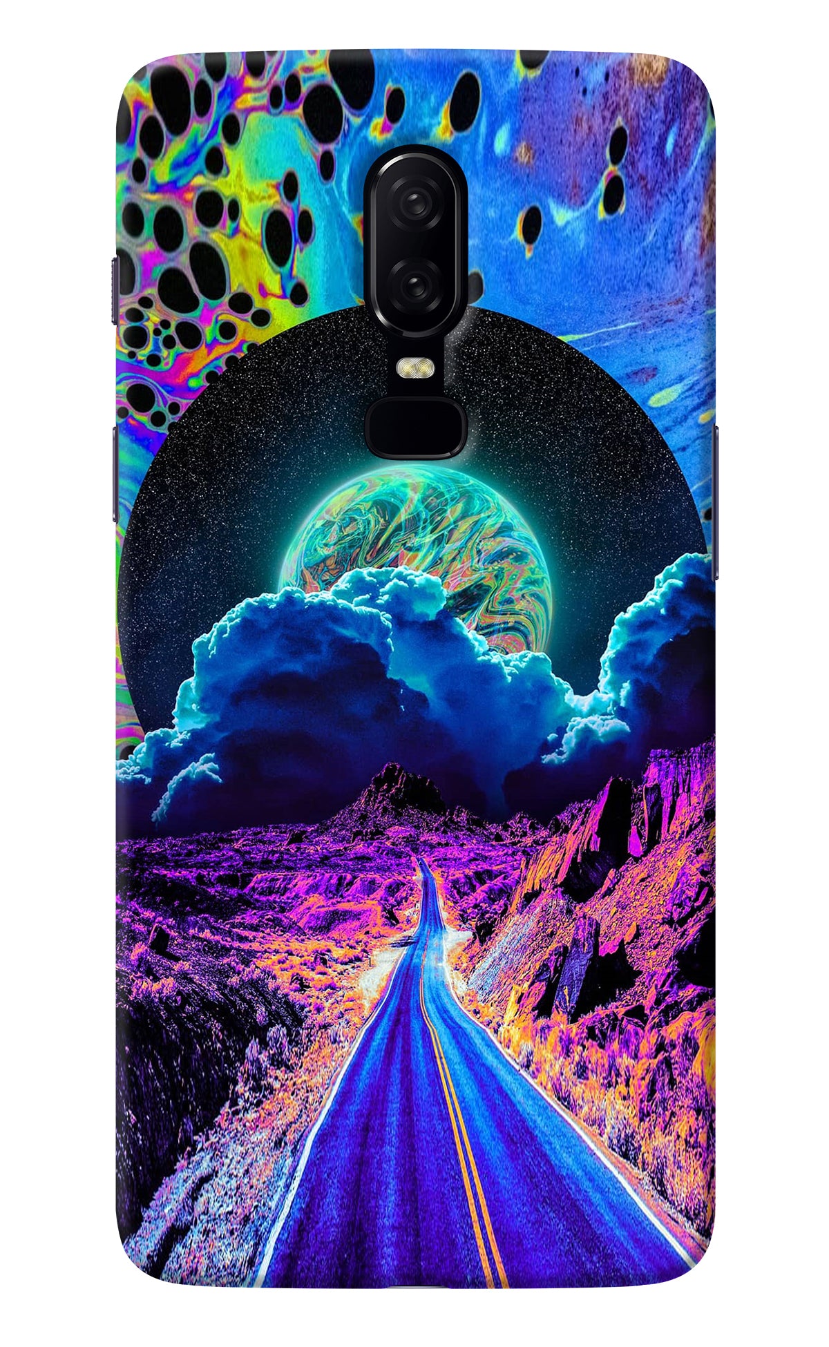 Psychedelic Painting Oneplus 6 Back Cover