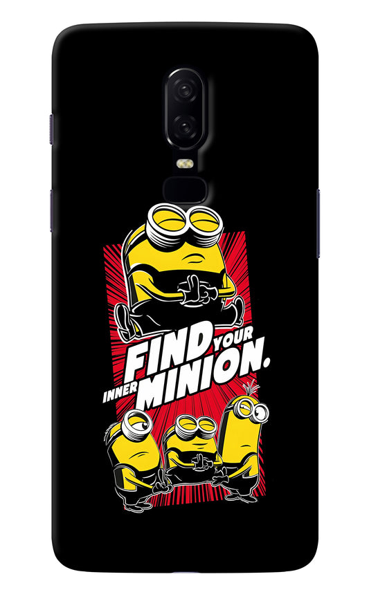 Find your inner Minion Oneplus 6 Back Cover