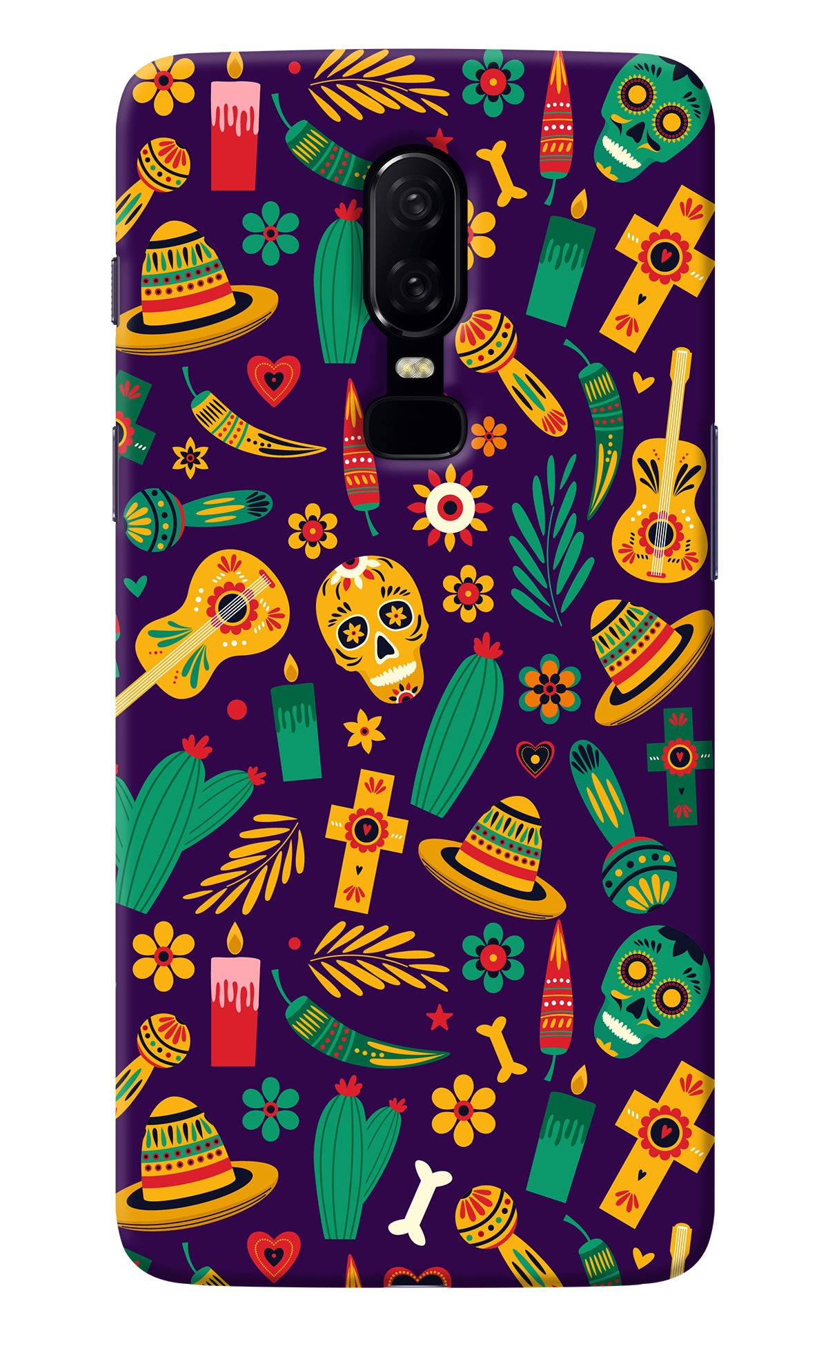 Mexican Artwork Oneplus 6 Back Cover