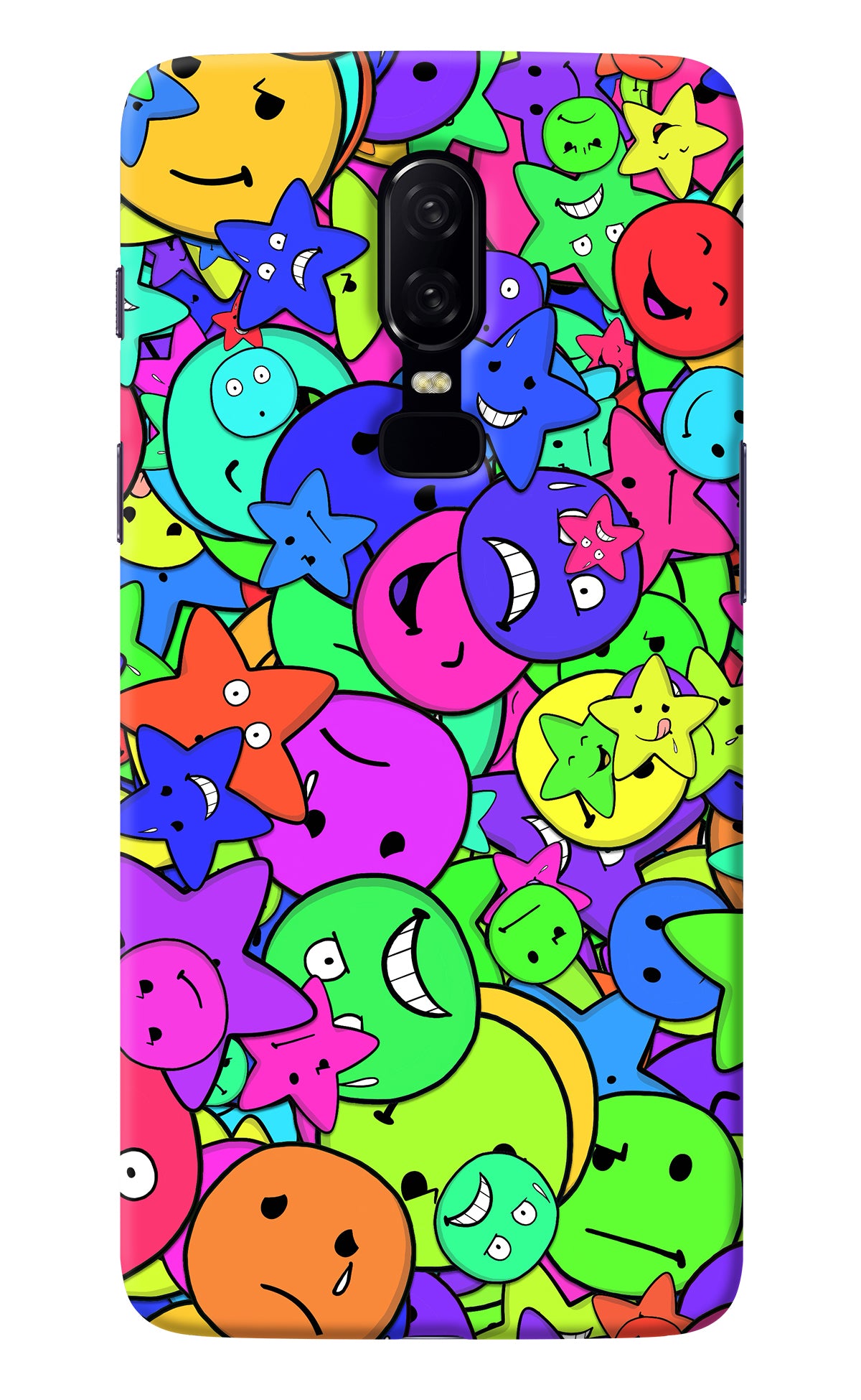 Fun Doodle Oneplus 6 Back Cover