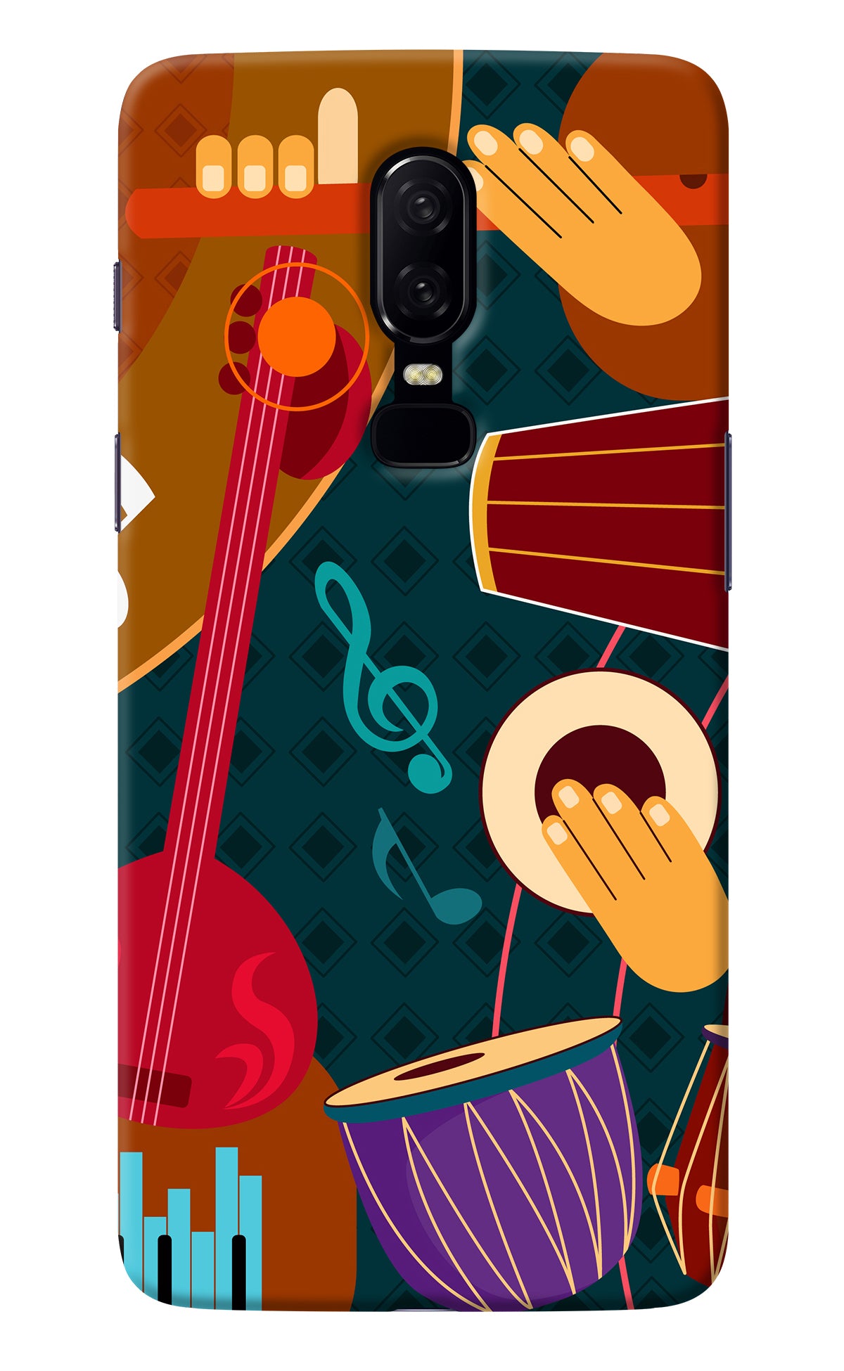 Music Instrument Oneplus 6 Back Cover