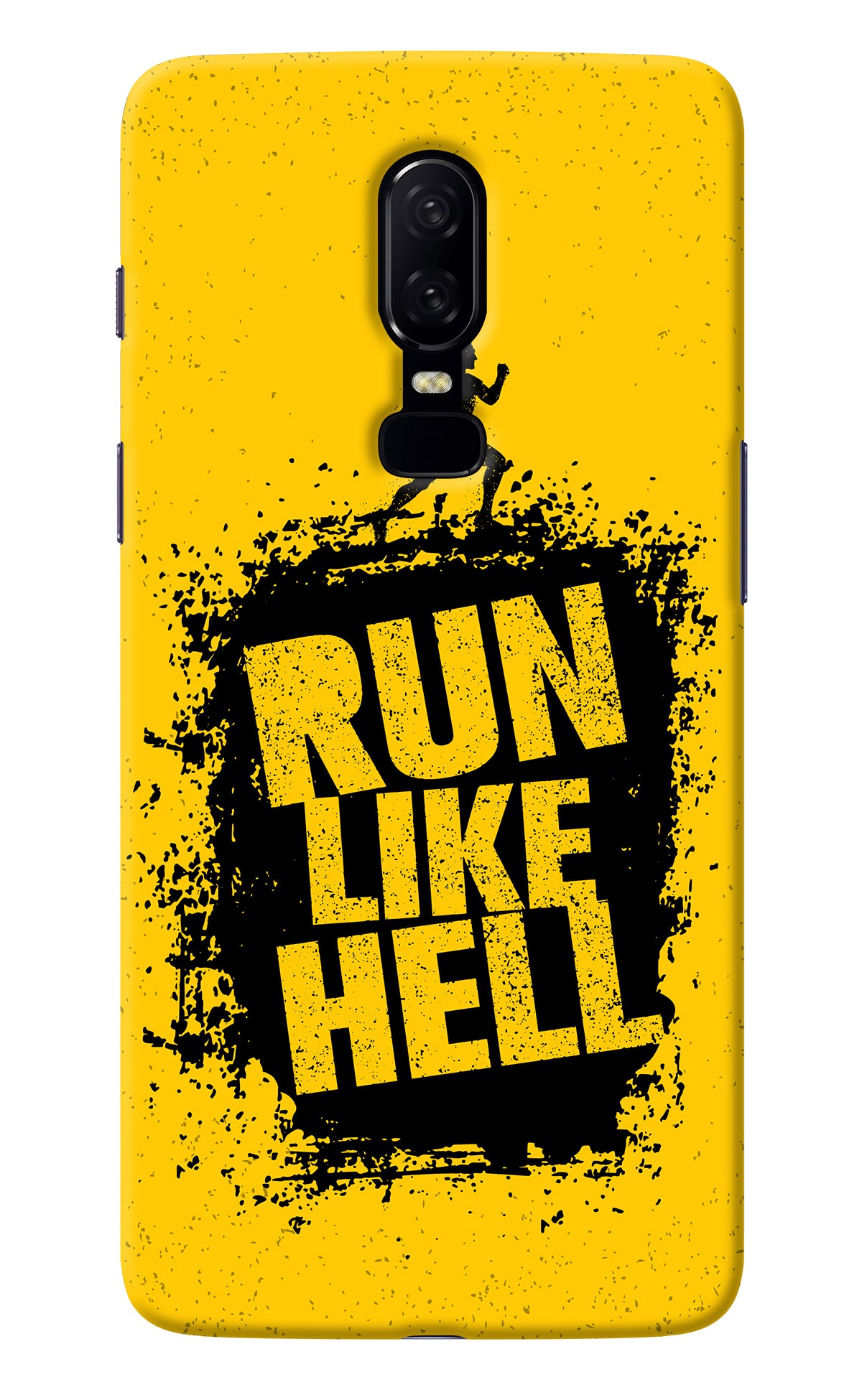 Run Like Hell Oneplus 6 Back Cover