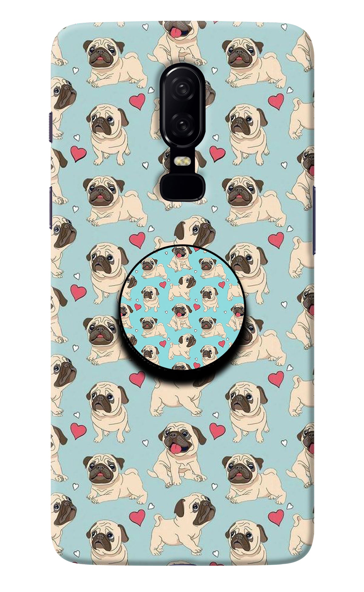 Pug Dog Oneplus 6 Pop Case