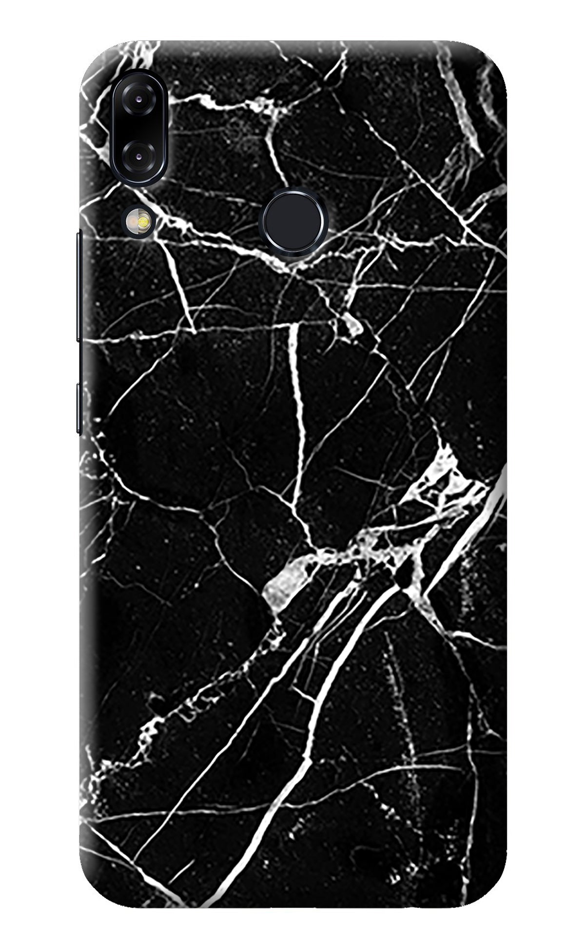 Black Marble Pattern Asus Zenfone 5Z Back Cover