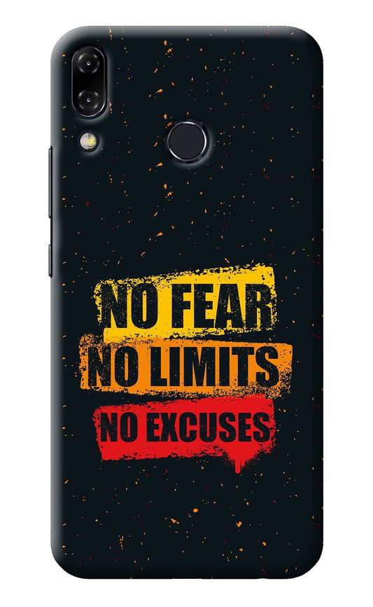 No Fear No Limits No Excuse Asus Zenfone 5Z Back Cover
