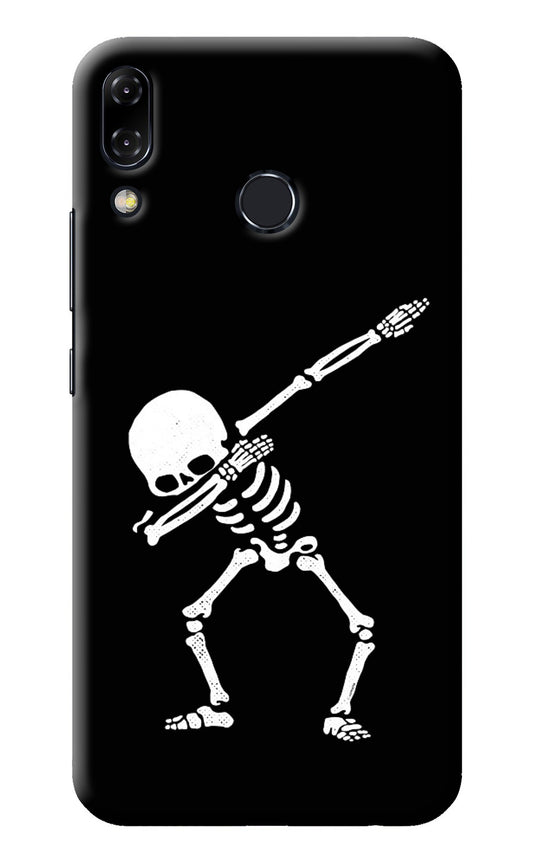 Dabbing Skeleton Art Asus Zenfone 5Z Back Cover