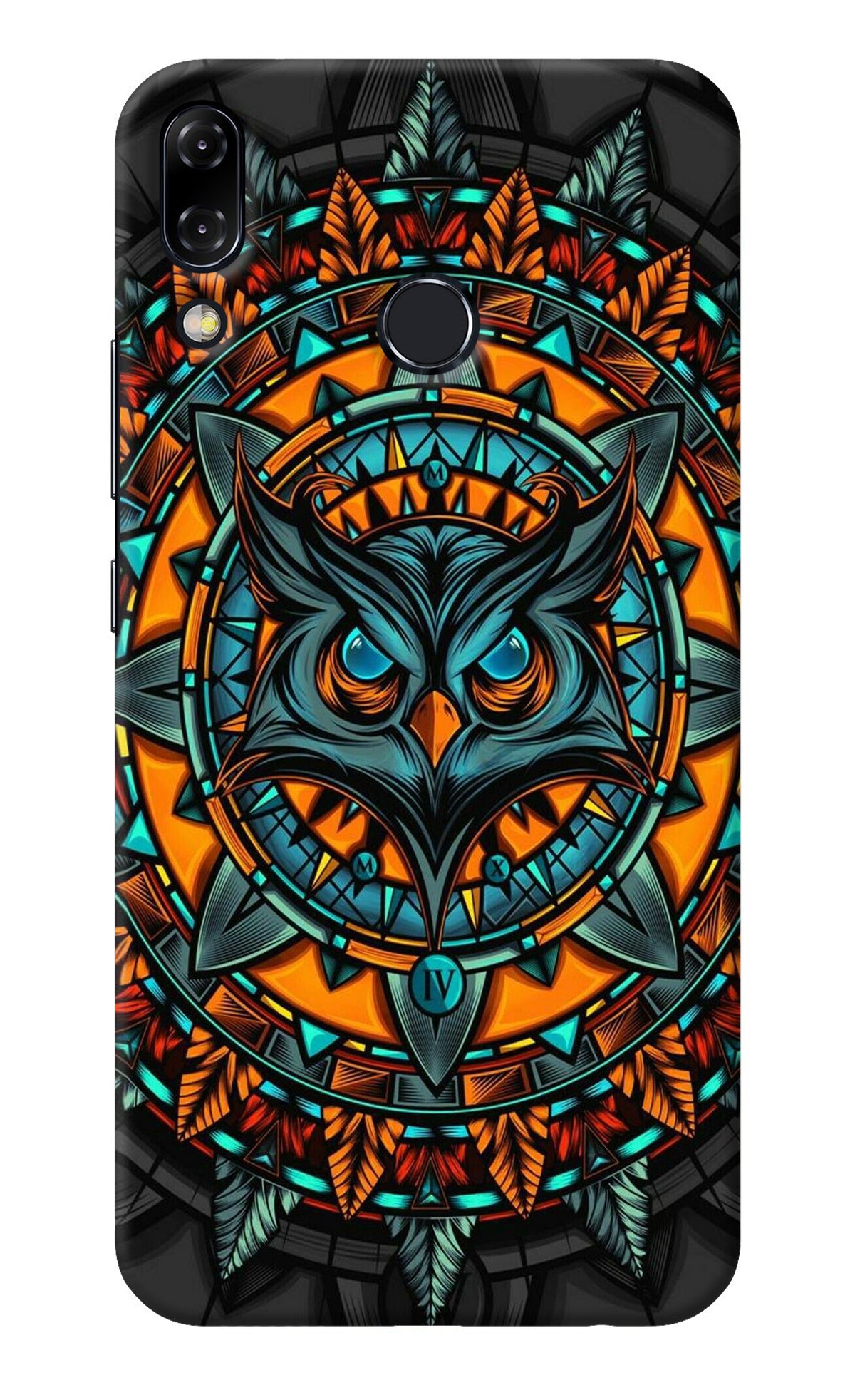 Angry Owl Art Asus Zenfone 5Z Back Cover