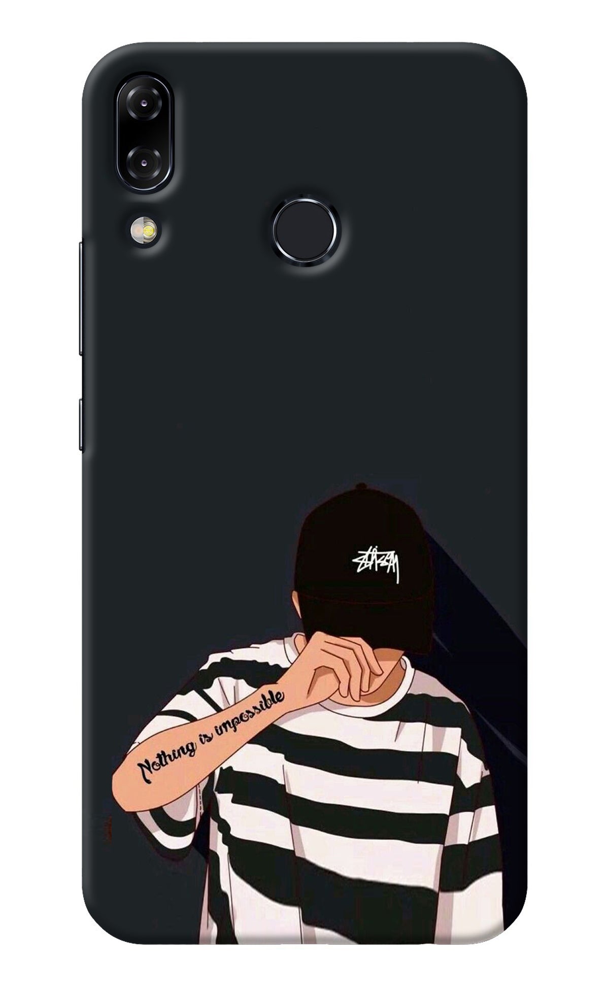 Aesthetic Boy Asus Zenfone 5Z Back Cover