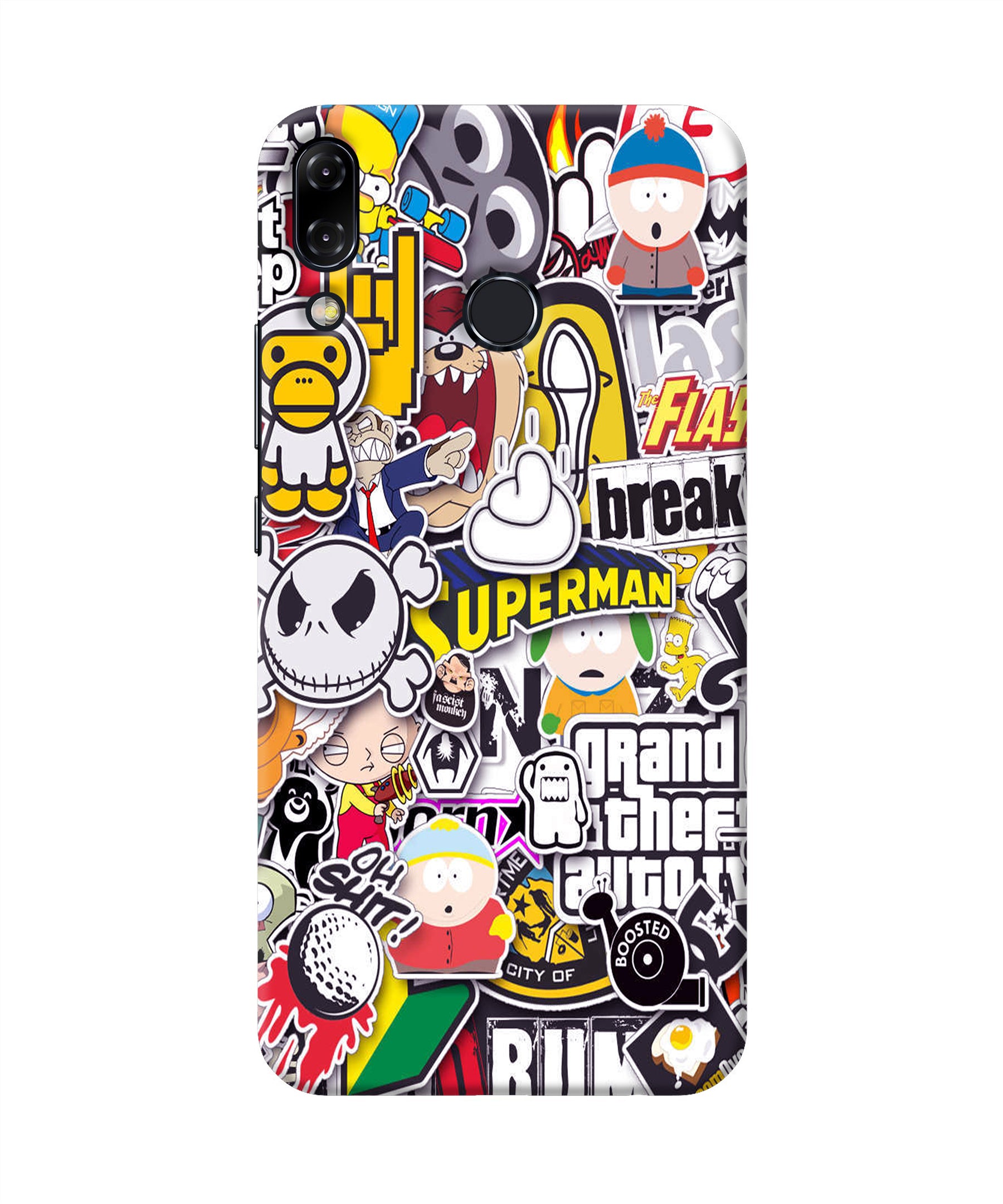 Sticker Bomb Asus Zenfone 5Z Back Cover