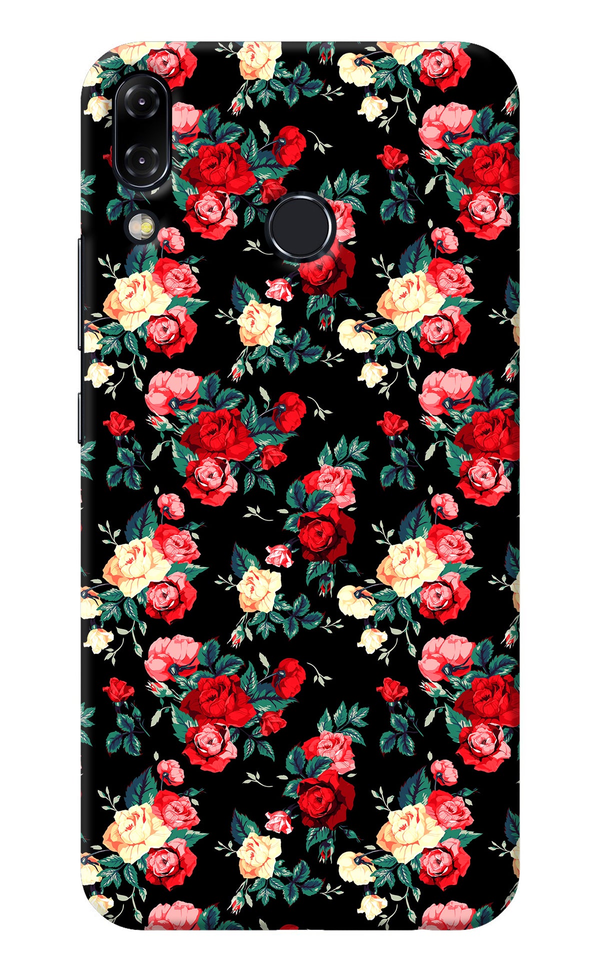 Rose Pattern Asus Zenfone 5Z Back Cover