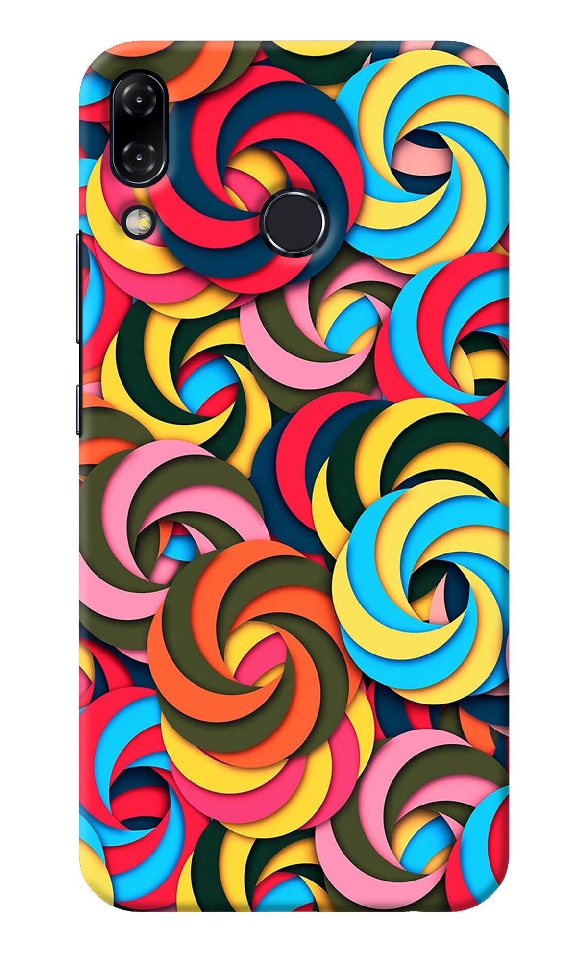 Spiral Pattern Asus Zenfone 5Z Back Cover